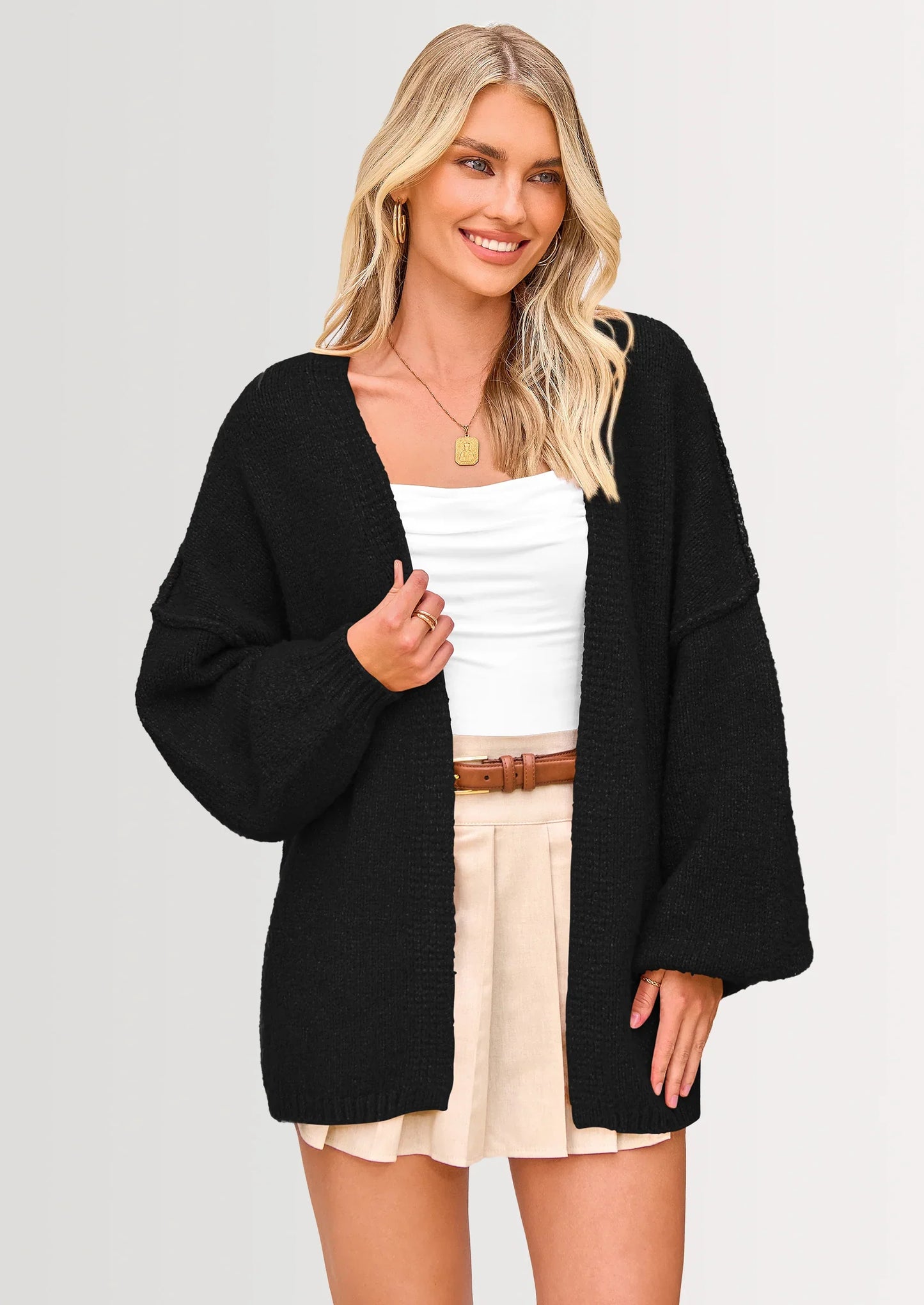 Womens Oversized Cardigan